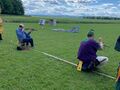 Shooting at C&S Archery Champs