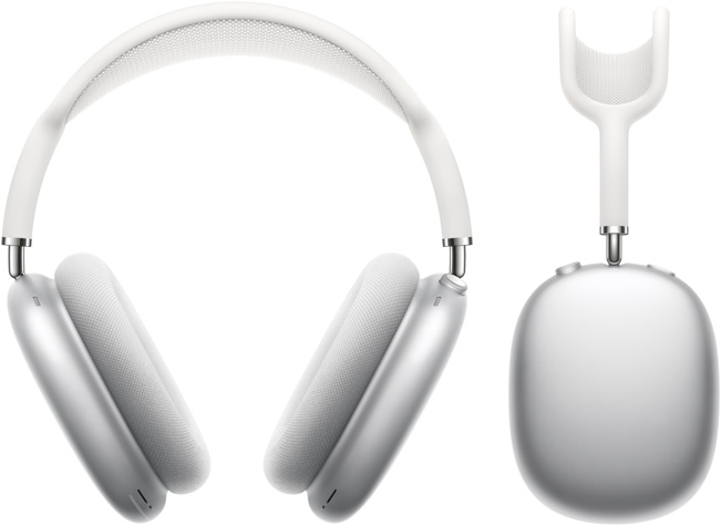 Airpods Max باللون الفضي