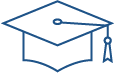 Icon graphic for 'Graduate Programs'