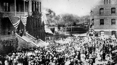 Teddy Roosevelt visiting ASU