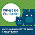 where do you bank? infographic