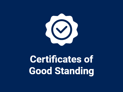 Certificates of Good Standing tile