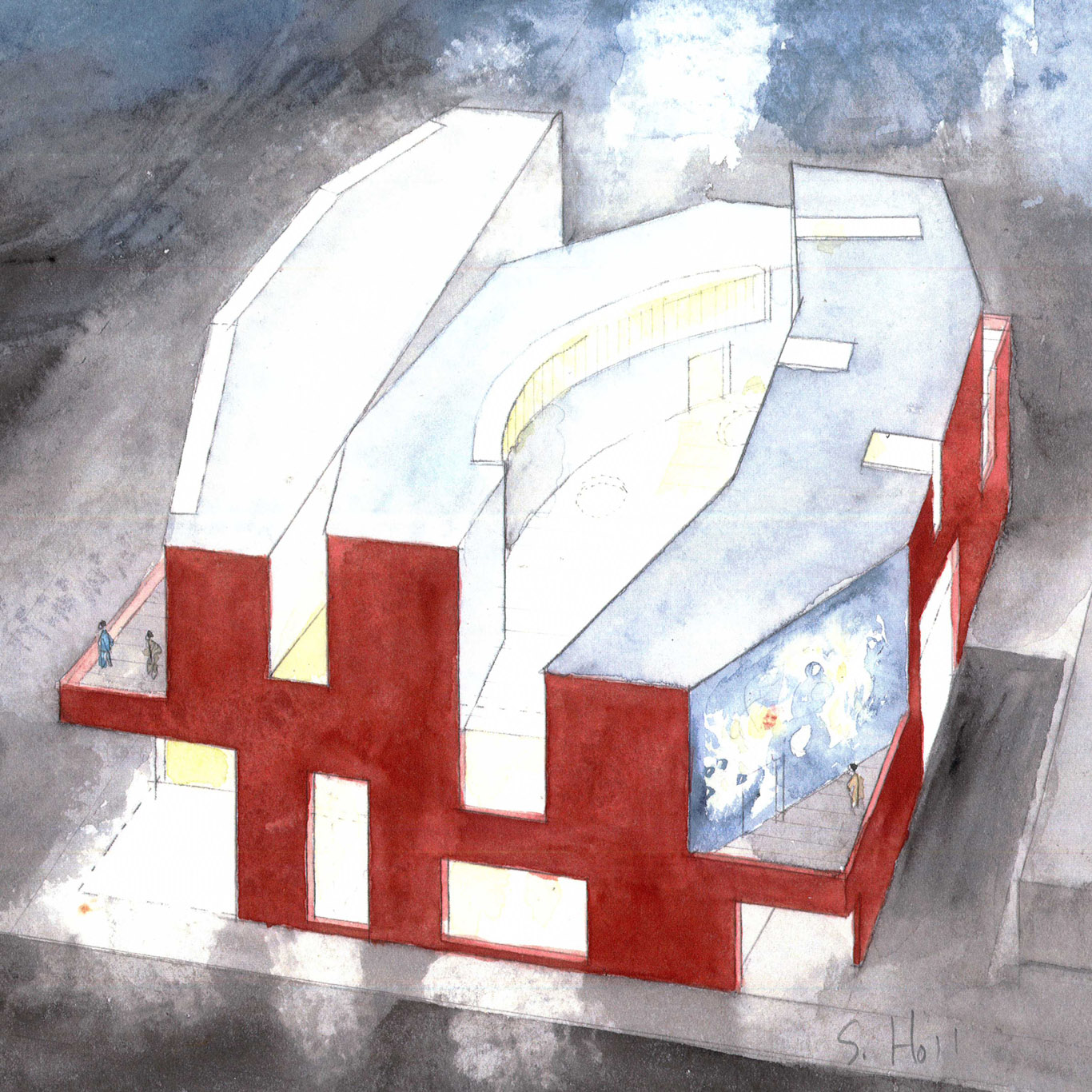 Steven Holl BAM Illustration