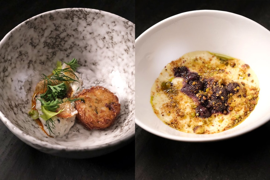 Split of Dan Jacob's winning dishes for Top Chef's Restaurant wars.