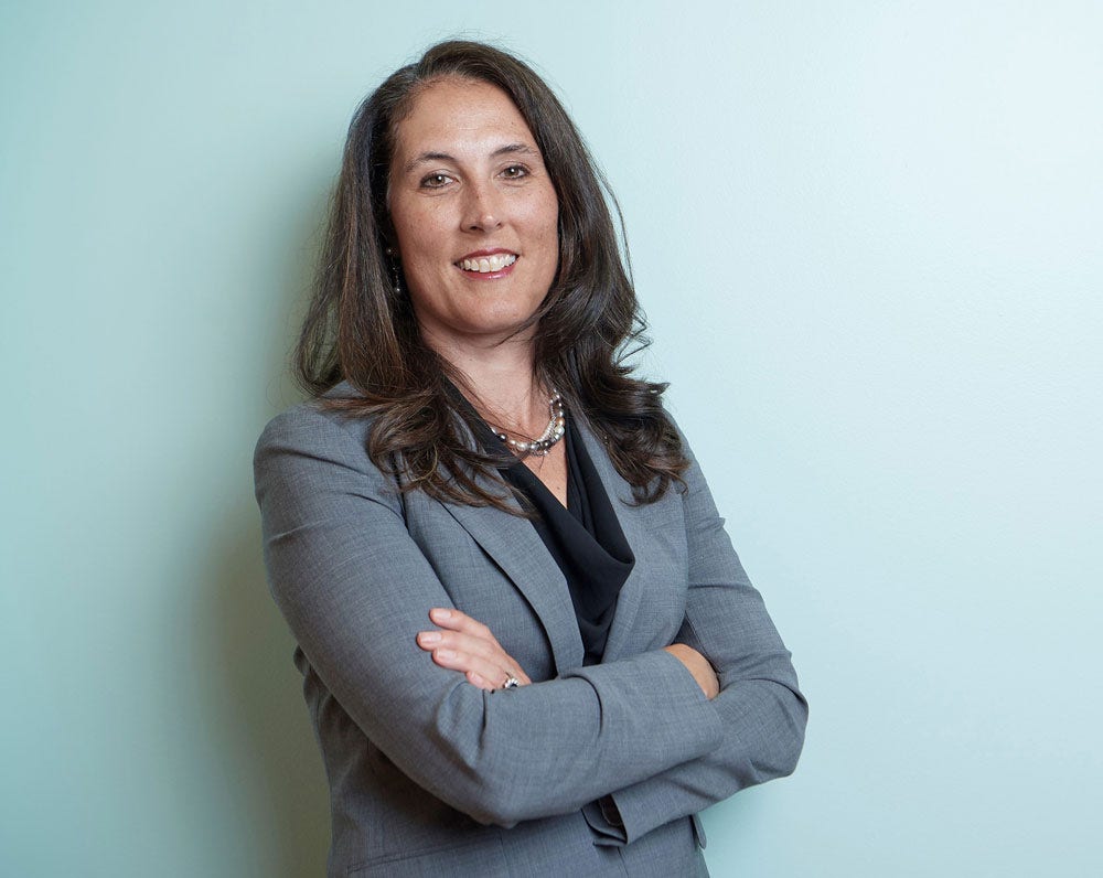 headshot of next American Cancer Society CEO Karen Knudsen