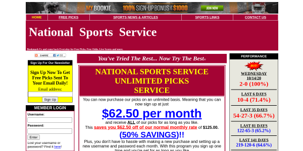 NationalSportsService.com Review