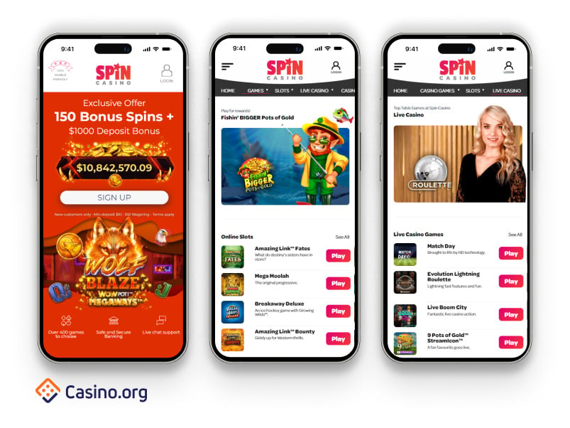 Spin Casino mobile