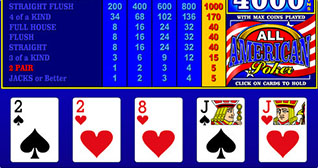 Video Poker Tip 1