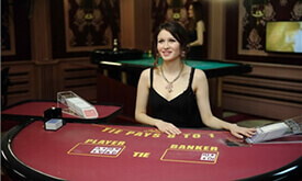 Live baccarat