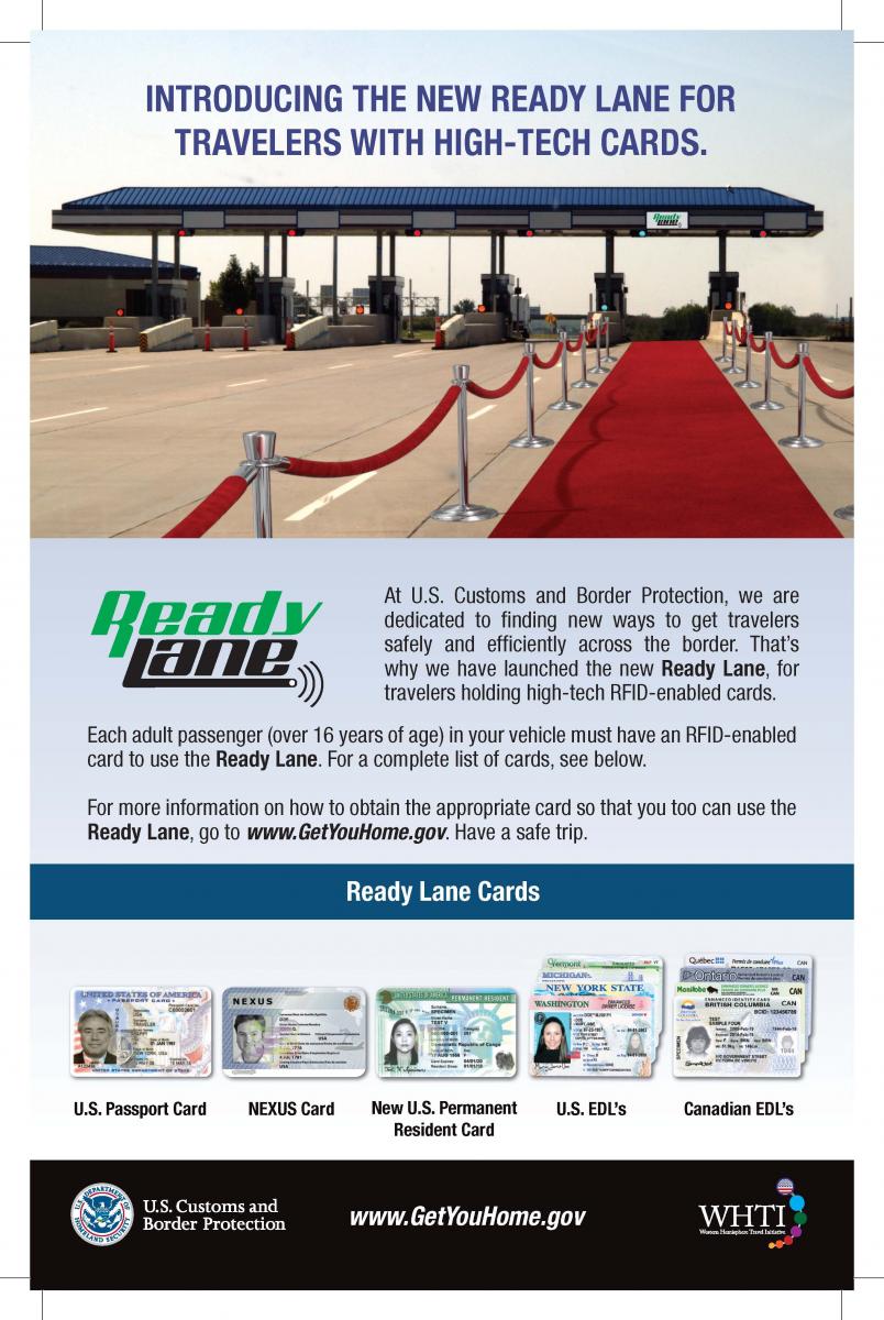 Ready lane Tear Sheet