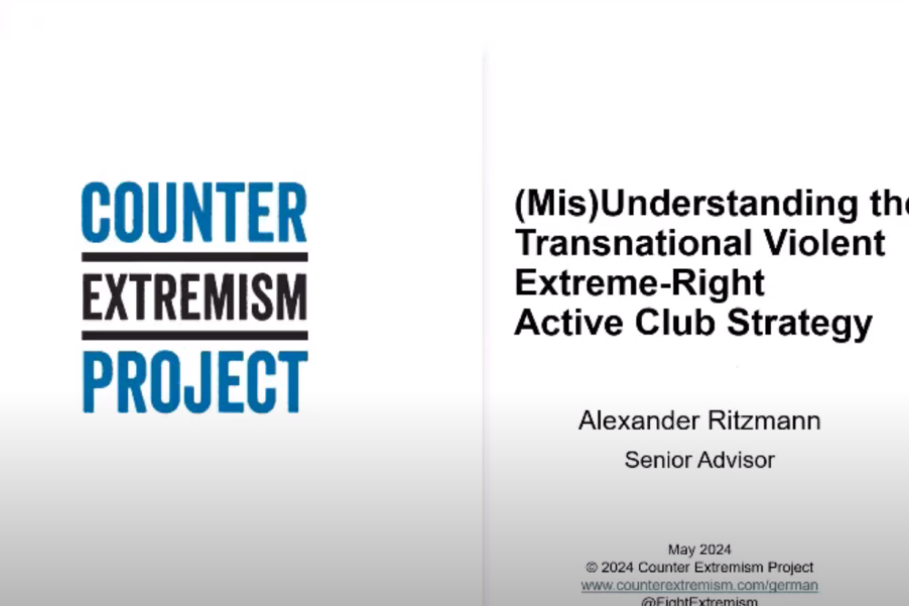 CEP Webinar: (Mis)Understanding the Transnational Violent Extreme-Right Active Club Strategy