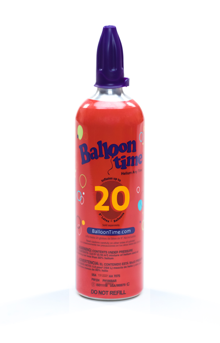 Recalled Balloon Time Mini Helium Tank