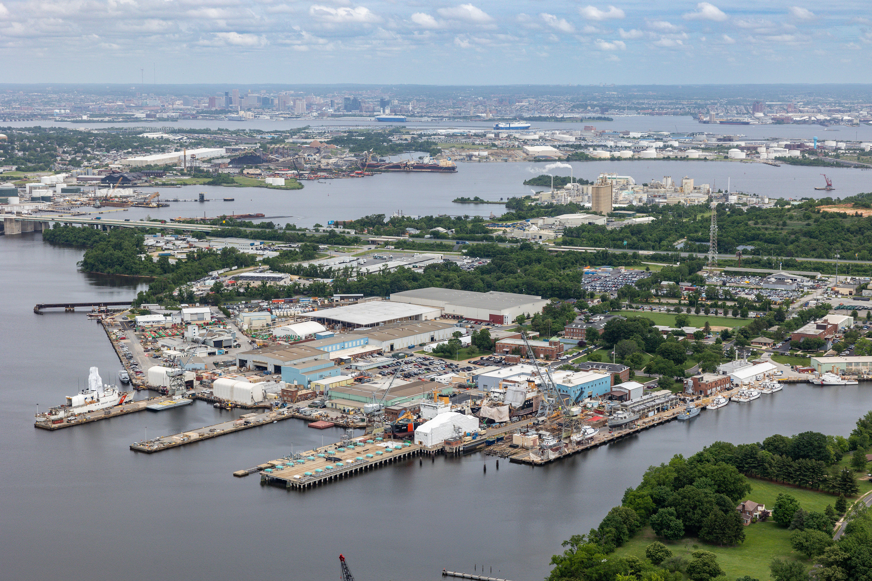 CG Yard Aerial View