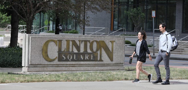 Clinton Square building on South Clinton Ave in downtown Rochester Tuesday, July 2, 2024. Nixon Peabody, a major tenant in the building, will be moving out next year