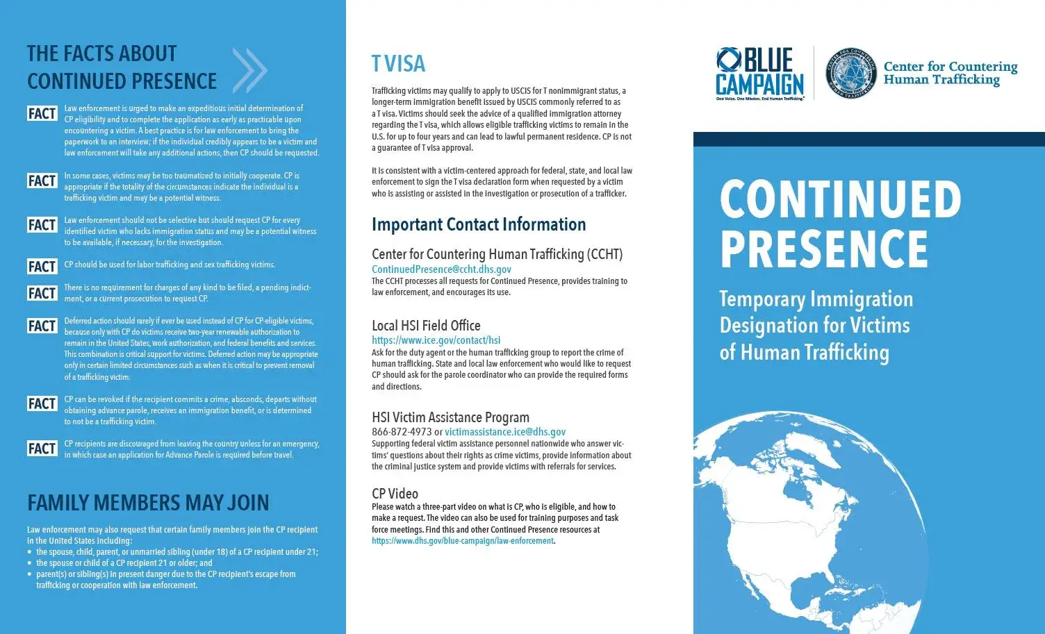 Continued Presence Brochure