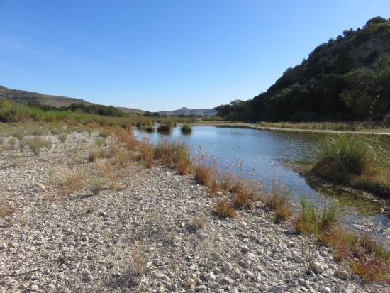 A view of Independence Creek Preserve in in west Texas.