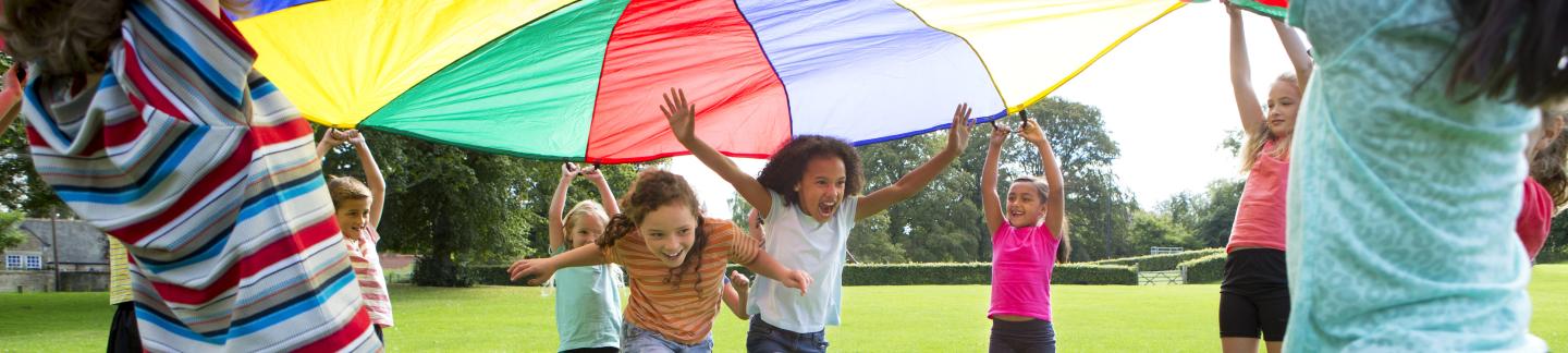 Children Playing Outdoors