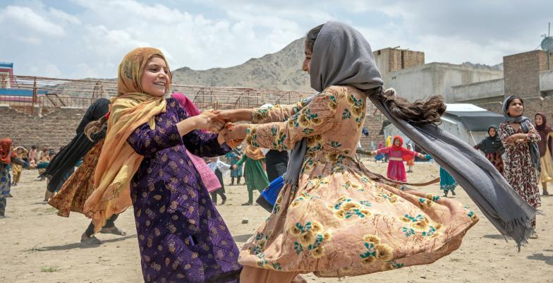 An image of children playing together