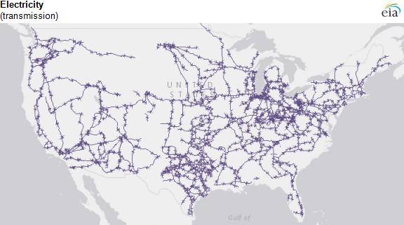 map of electricity transmission, as described in the article text