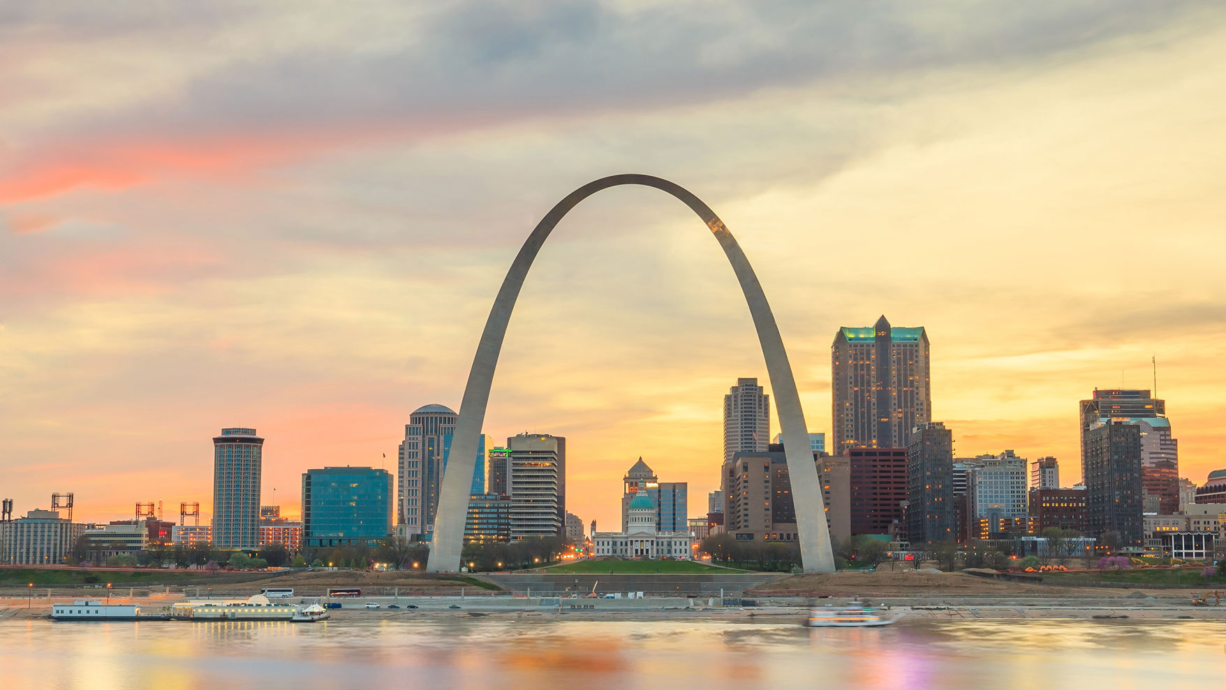 Graphic image of the St. Louis skyline.