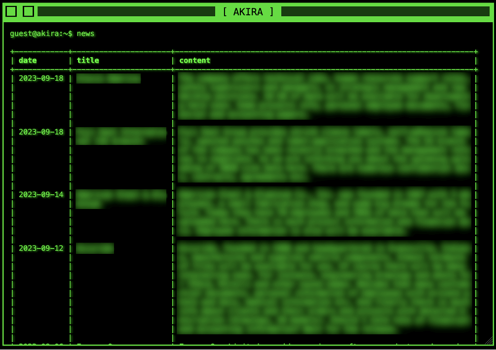 Figure 9: A list of Akira ransomware victims on the TOR site.