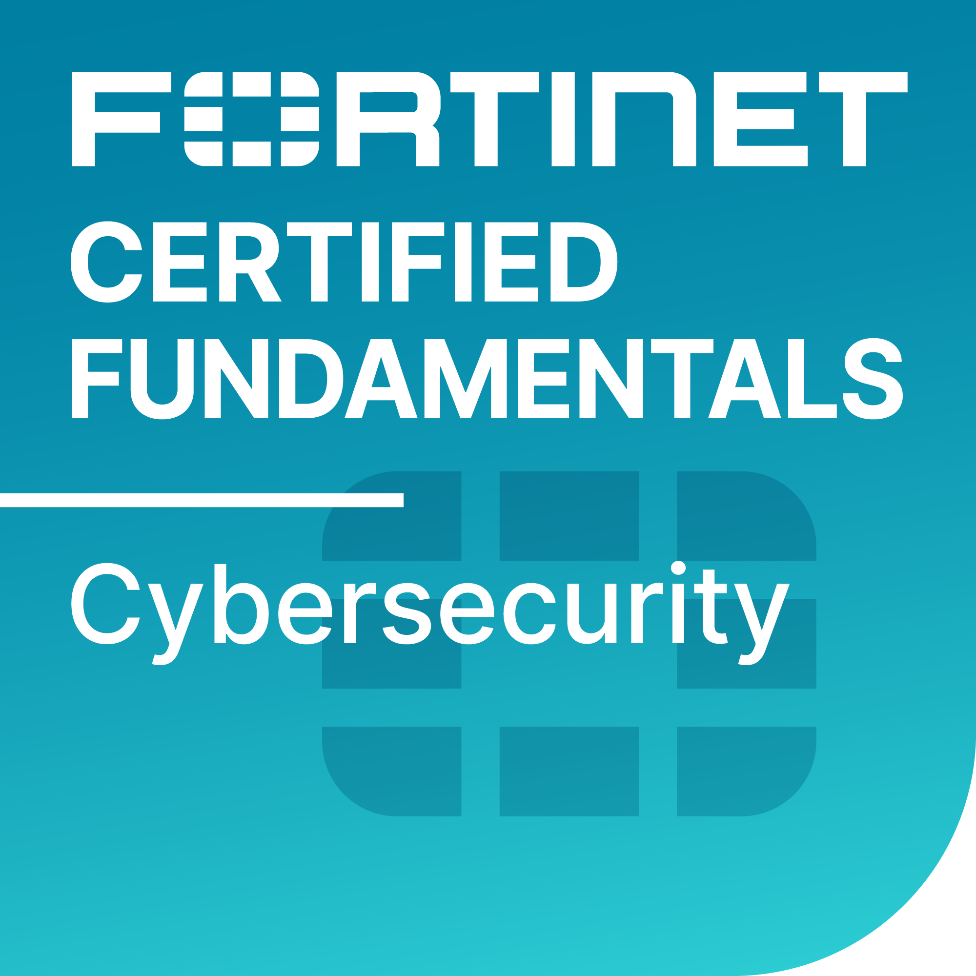 Fortinet Certified Fundamentals, Cybersecurity