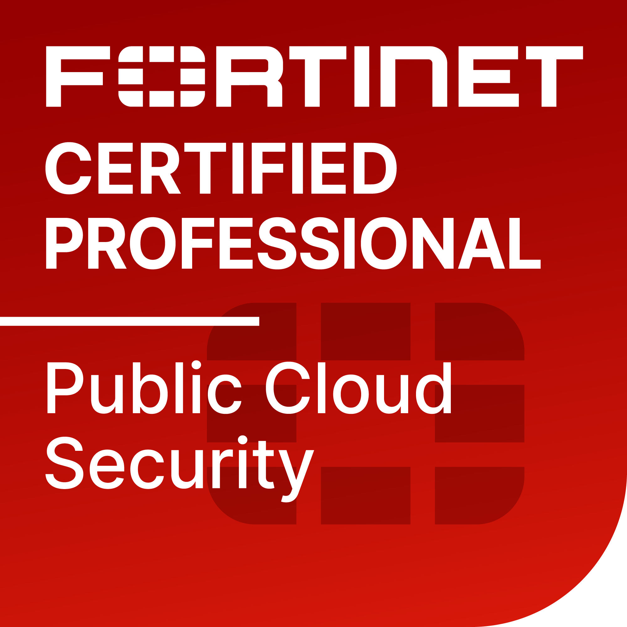 Profesional certificado de Fortinet, Seguridad en la nube pública