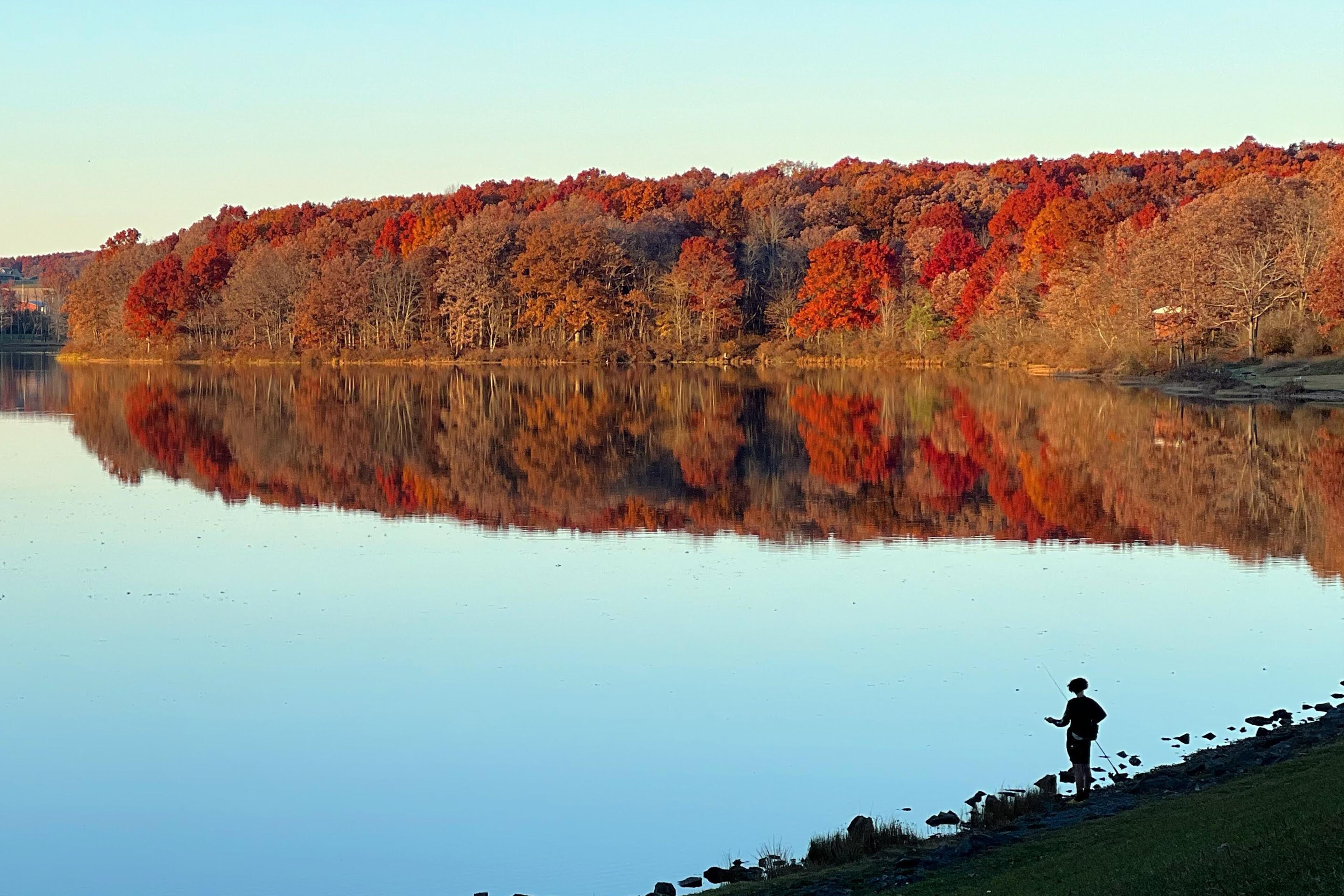 Broadford Lake in Mountain Lake Park, Maryland