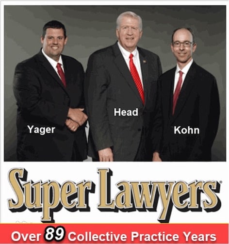 Traffic attorneys GA Cory Yager, Bubba Head, and Larry Kohn have over 89 years of collective legal practice and courtroom experience. These lawyers handle car wrecks, traffic accidents, reckless driving, and unsafe driving infractions.