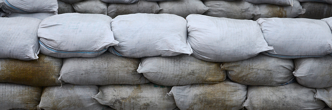 Sandbag Wall