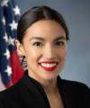 Portrait of Alexandria Ocasio-Cortez