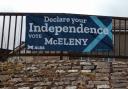 Chris McEleny's Alba Party banner