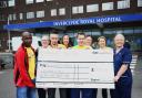 Inverclyde Royal Hospital staff raise cash for Aid For Education through Kiltwalk.