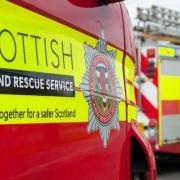 Firefighters respond to reports of blaze at property in Greenock