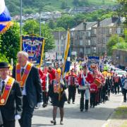 The recent Orange Order parade in Gourock.