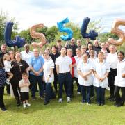 Staff and residents at Kincaid House enjoyed a fun-filled afternoon of activities to celebrate a successful visit from care home inspectors.