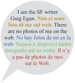 Photo of Greg Egan, science fiction writer