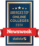 Newsweek Top Online Colleges logo