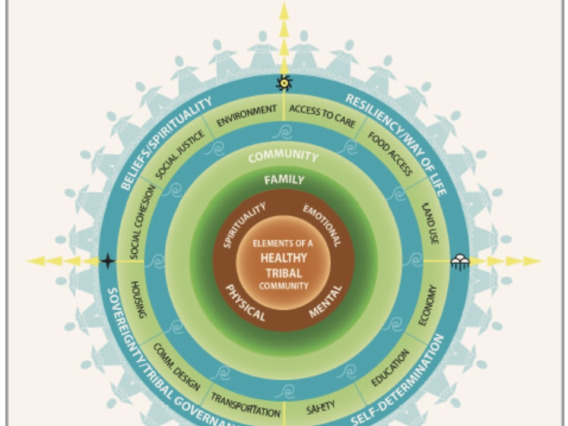 Healthy Tribal Community Wheel