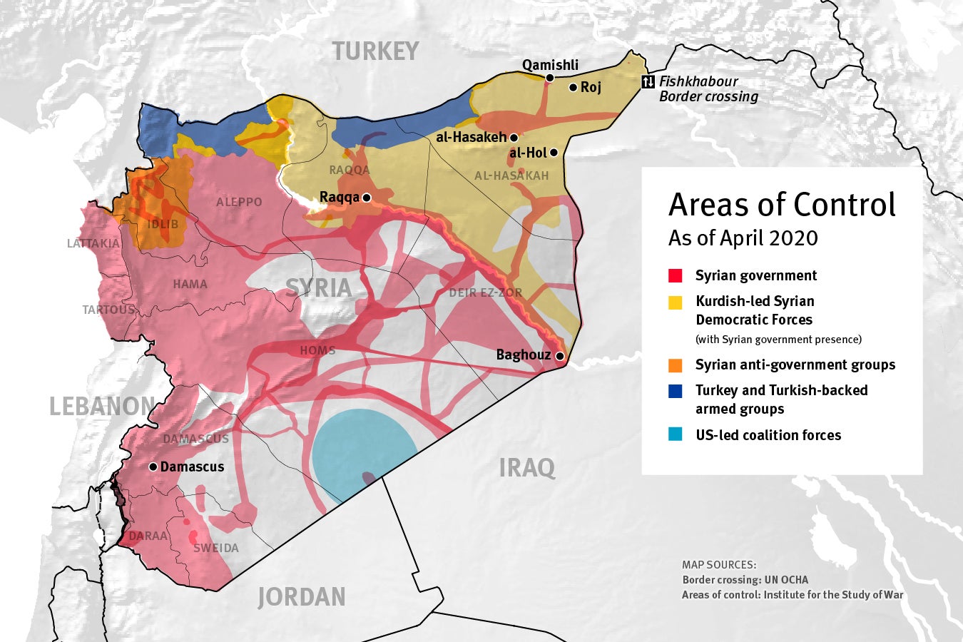 Map of Syria