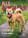 Cover of All Animals Magazine Summer 2024 Issue showing a dog outside.