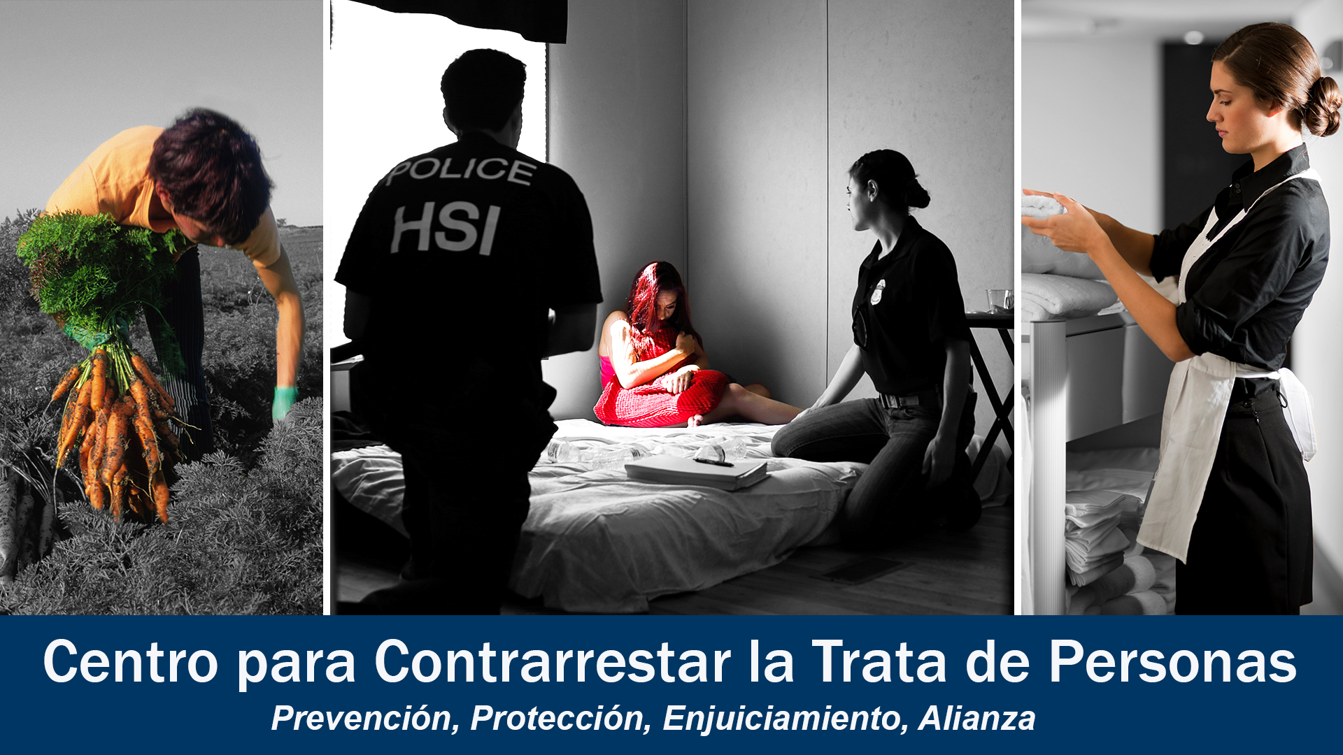 Centro para Contrarrestar la Trata de Personas de DHS