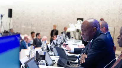 ILO DG Houngbo speaking at the opening session of the ILC, 3 June 2024