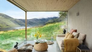 <p>Glazing makes the most of the spectacular views at Limehouse Cottage. Pictures: Unique Home Stays</p>