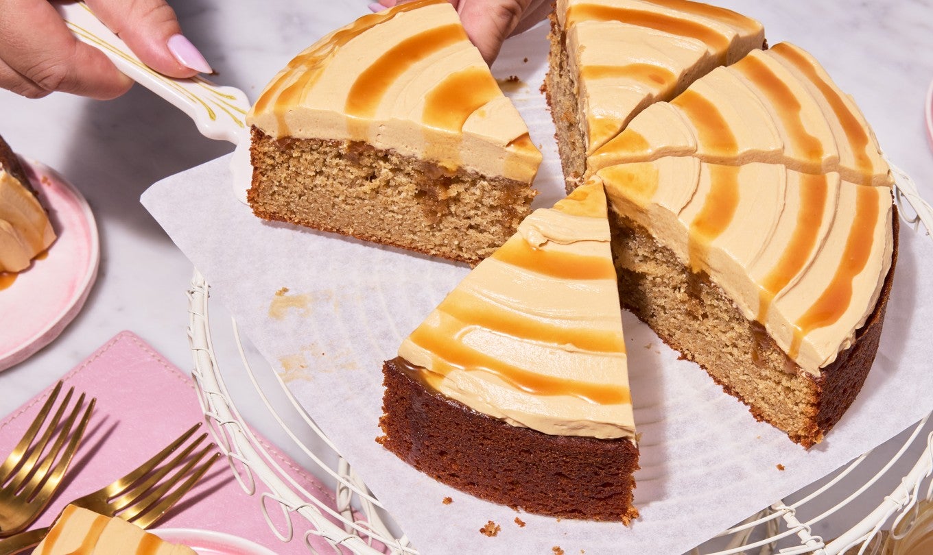 Whipped Caramel Apple Cake 