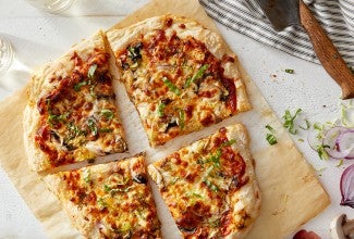 Organic No-Knead Pizza Crust