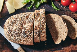 Everything Bagel Pumpernickel Bread