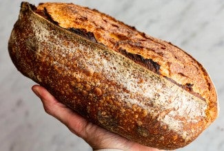 Loaf of sourdough bread