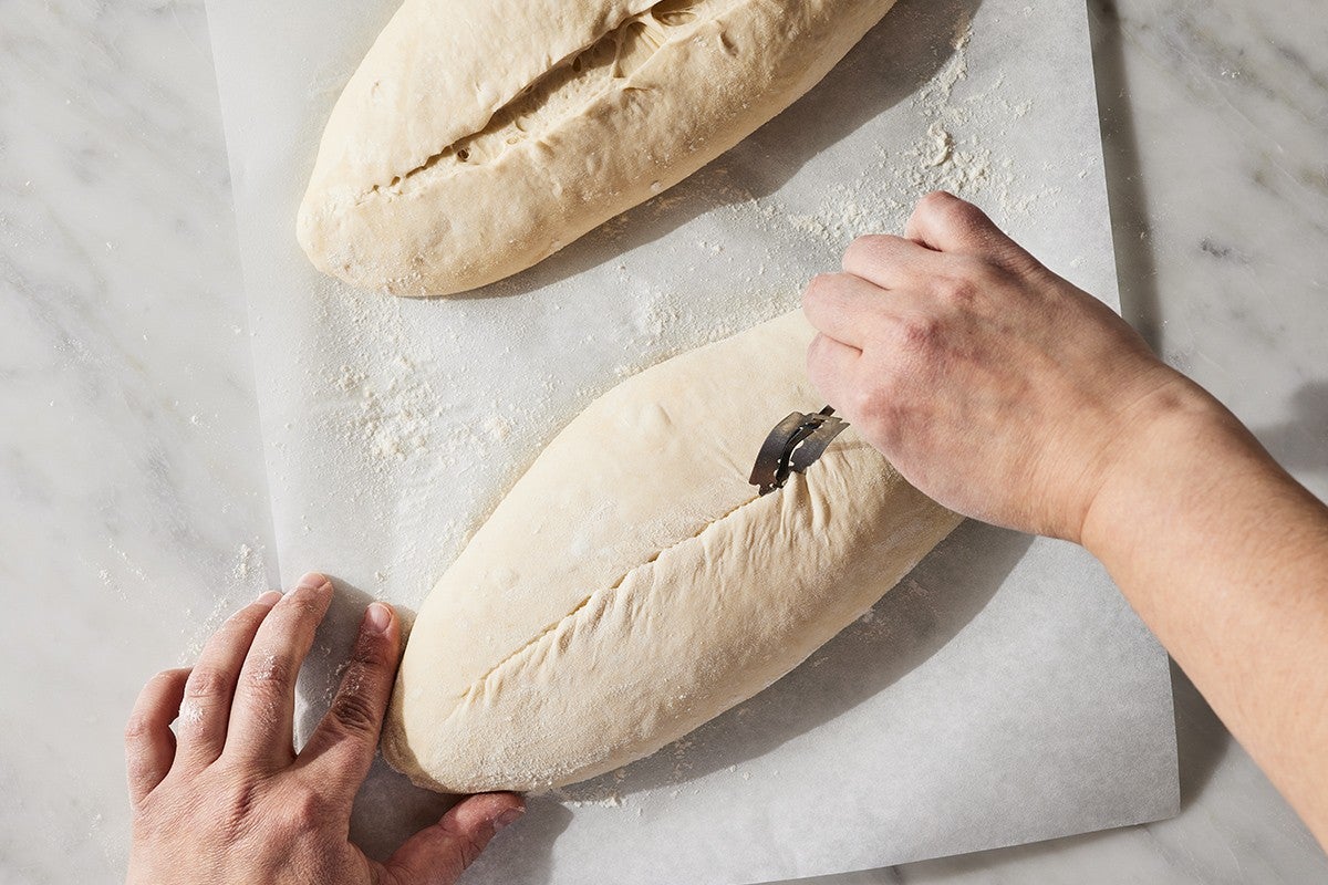 How to score bread dough