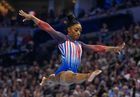 Image for story: Simone Biles secures third trip to the Olympics after breezing to victory at US trials